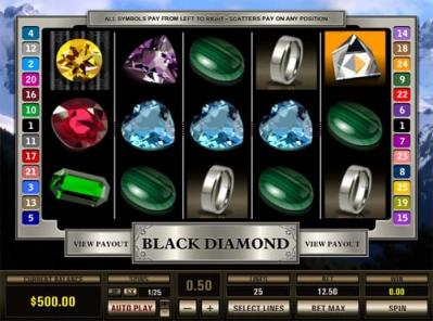 black diamond slot screen